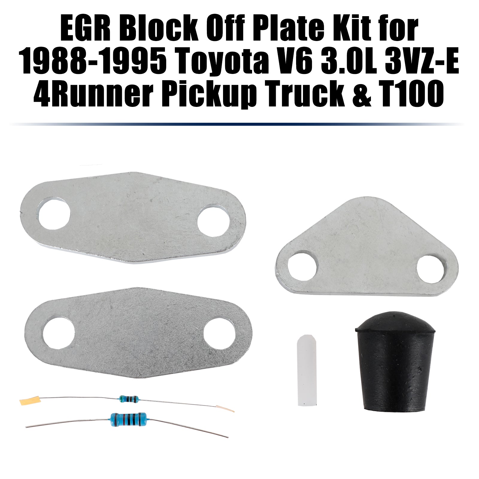 Toyota T100 1993-1994 V6 3.0L 3VZ-E محركات شاحنة EGR Block Off Plate Kit