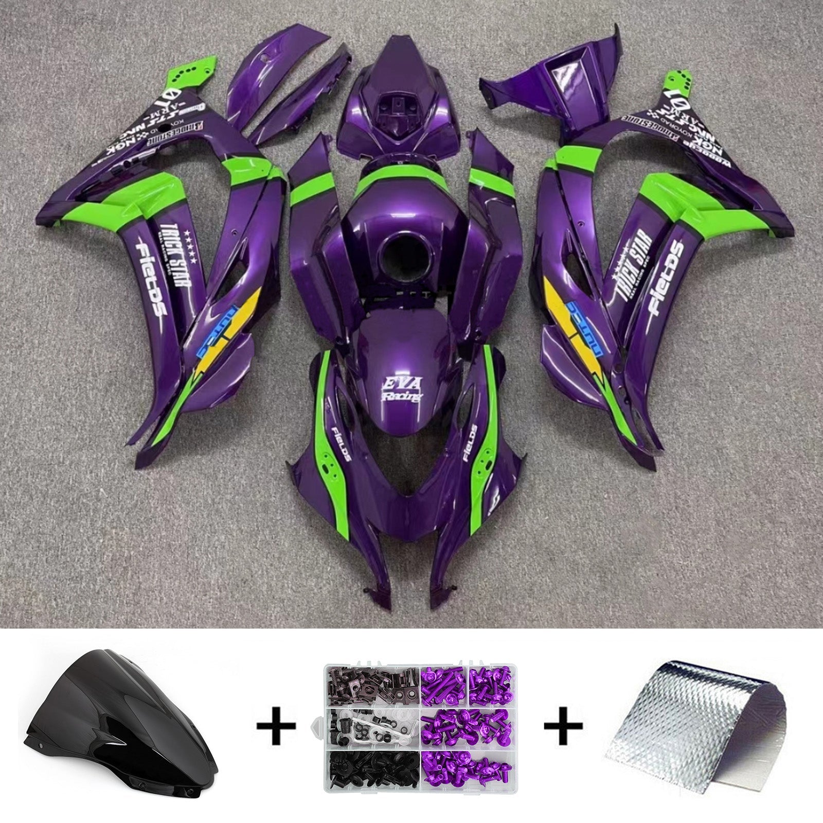 Kawasaki ZX10R 2016-2020 Fairing Kit Bodywork Plastic ABS