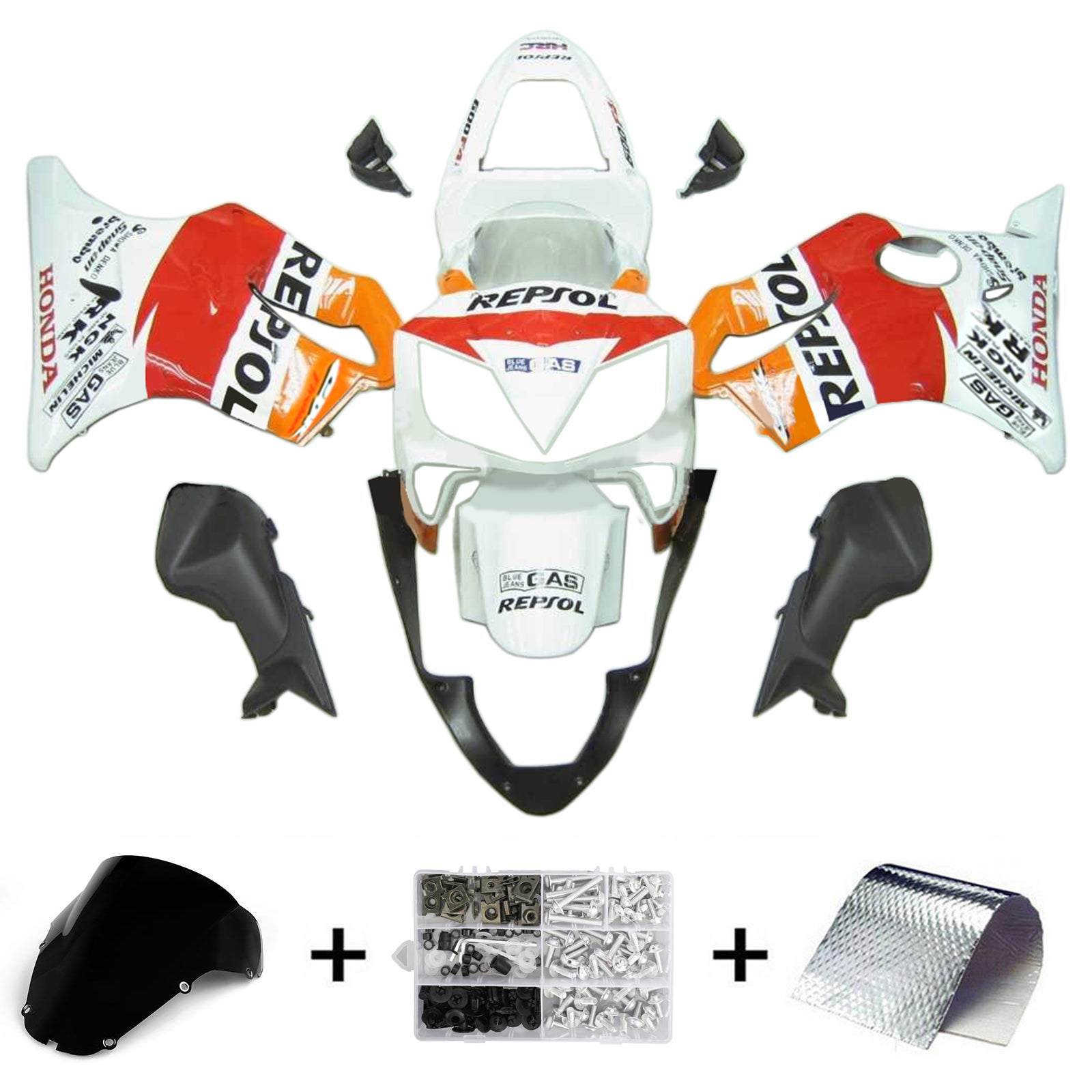 Honda CBR600 F4i 2001-2003 Fairing Kit Bodywork Plastic ABS