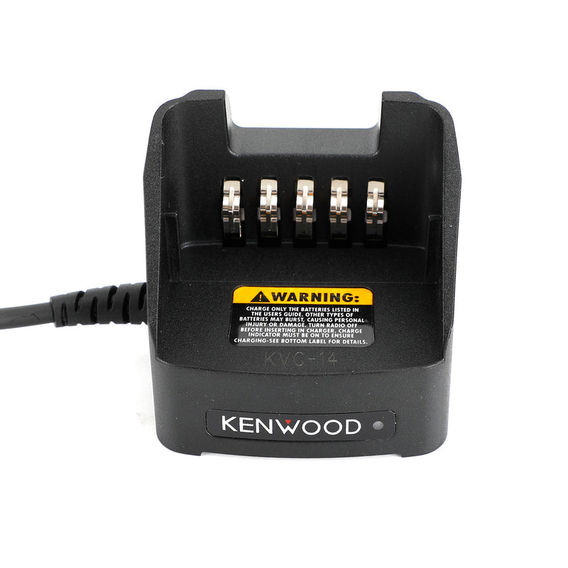 Cargador de batería de coche 12-24V KVC-14 para radios TK2100 K2140 K2148 K2160 K3178