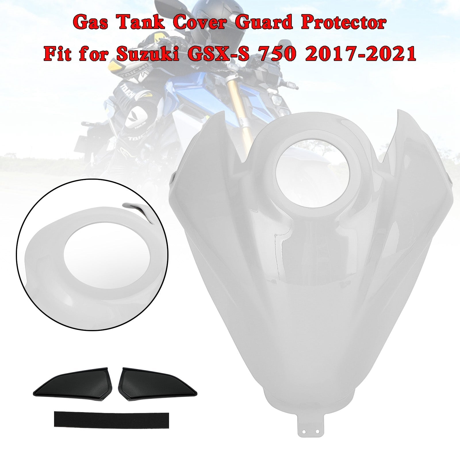 Suzuki GSX-S 750 GSXS 2017-2021 Gas Tank Cover Guard Protector