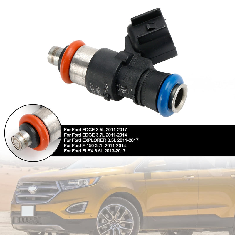 1 Uds inyector de combustible 0280158191 compatible con Ford Explorer Taurus Edge Flex 3.5L 2011-2017
