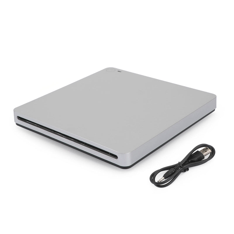 Unidad externa de CD/DVD con ranura para reproductor USB 3.0 Grabadora para computadora portátil PC Mac