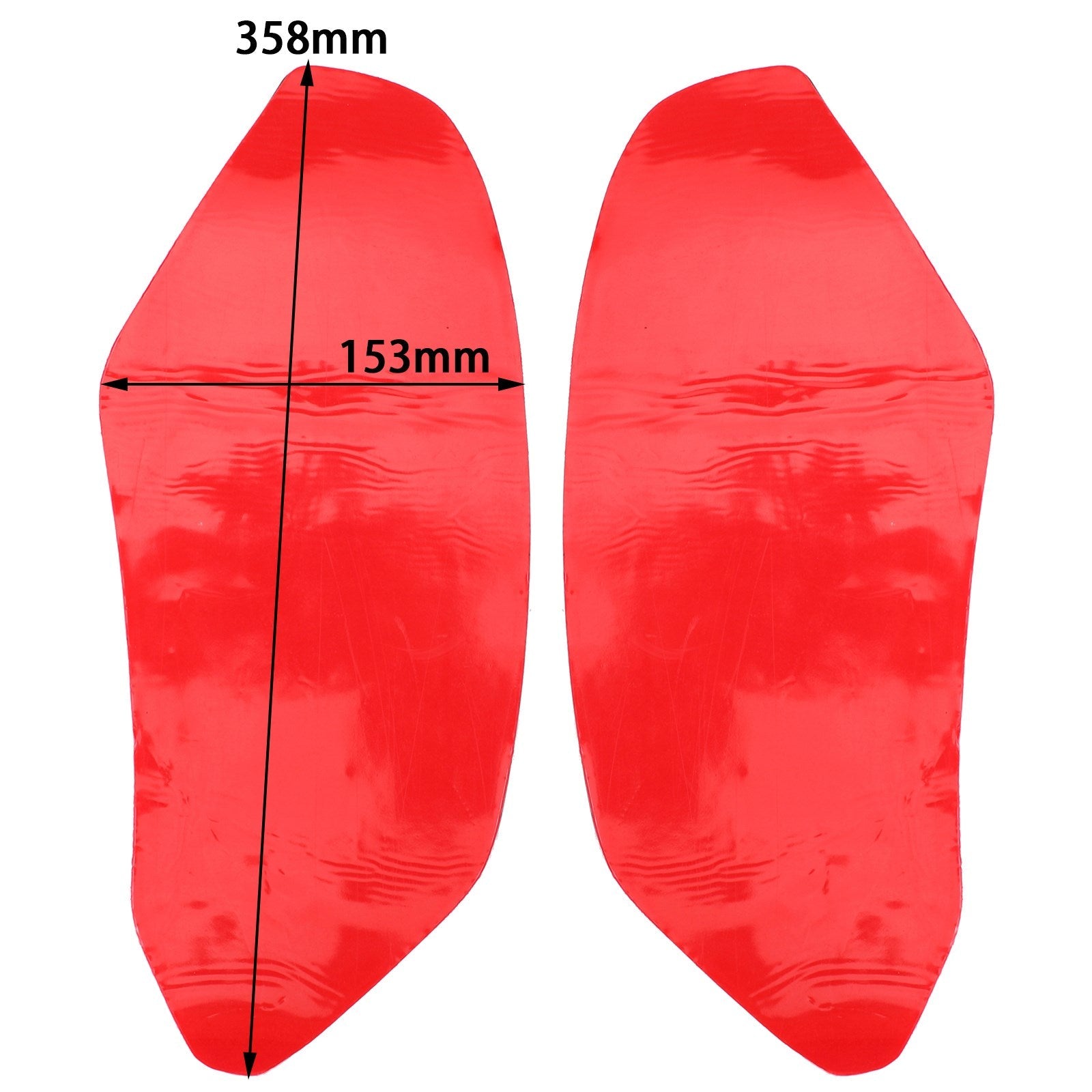 2 protectores laterales para tanque de combustible aptos para Aprilia Rsv4 16-20 hechos de caucho genérico