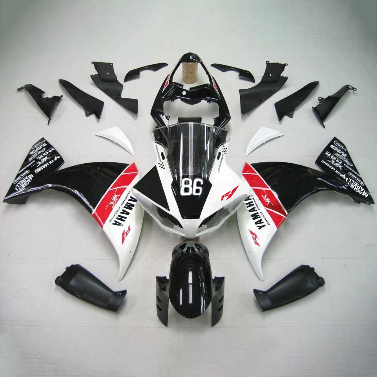 Kit Carenado Para Yamaha YZF 1000 R1 2009-2011 Genérico