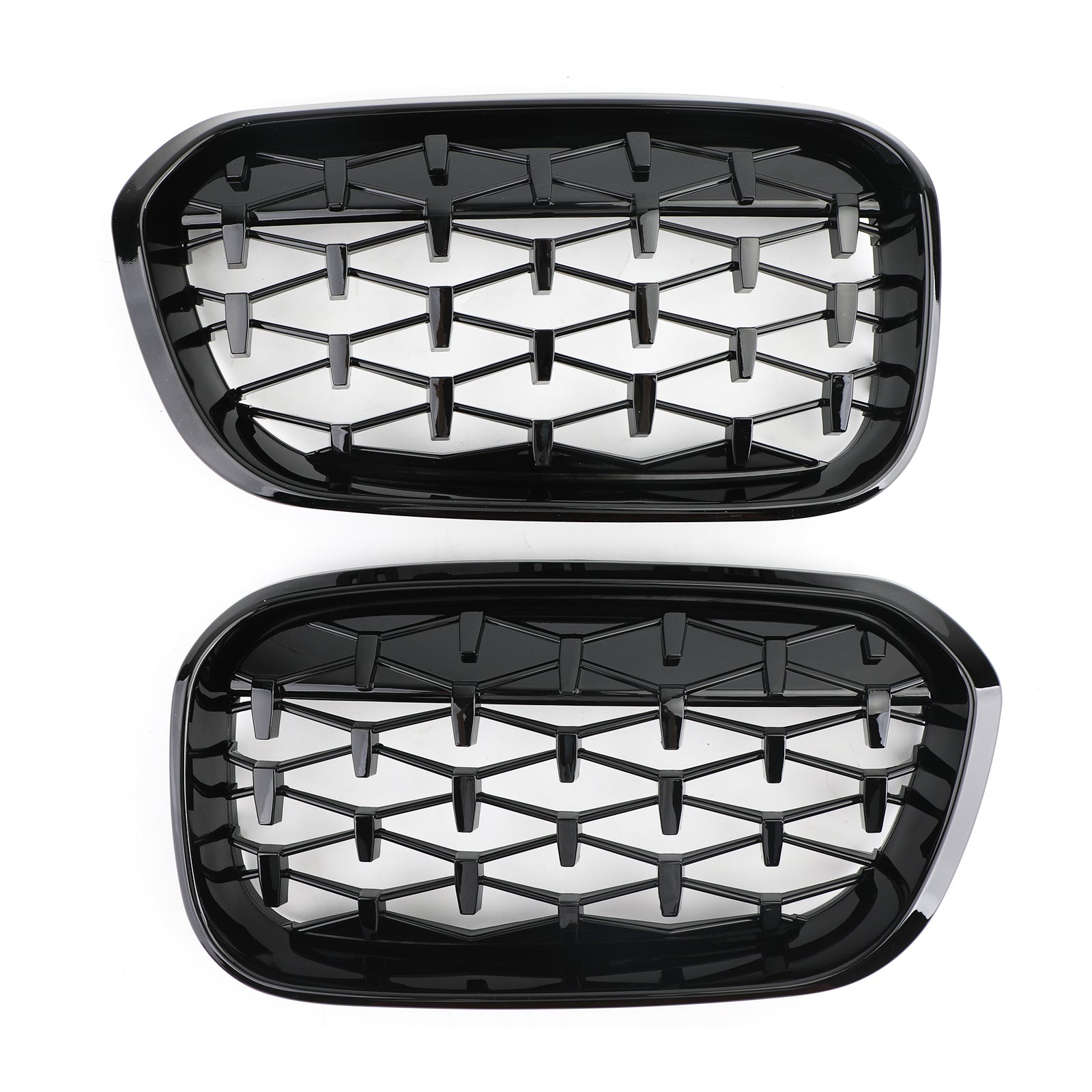 Meteor Black Front Kidney Grille Fit BMW 2015-2017 1 Series F20/F21 Generic