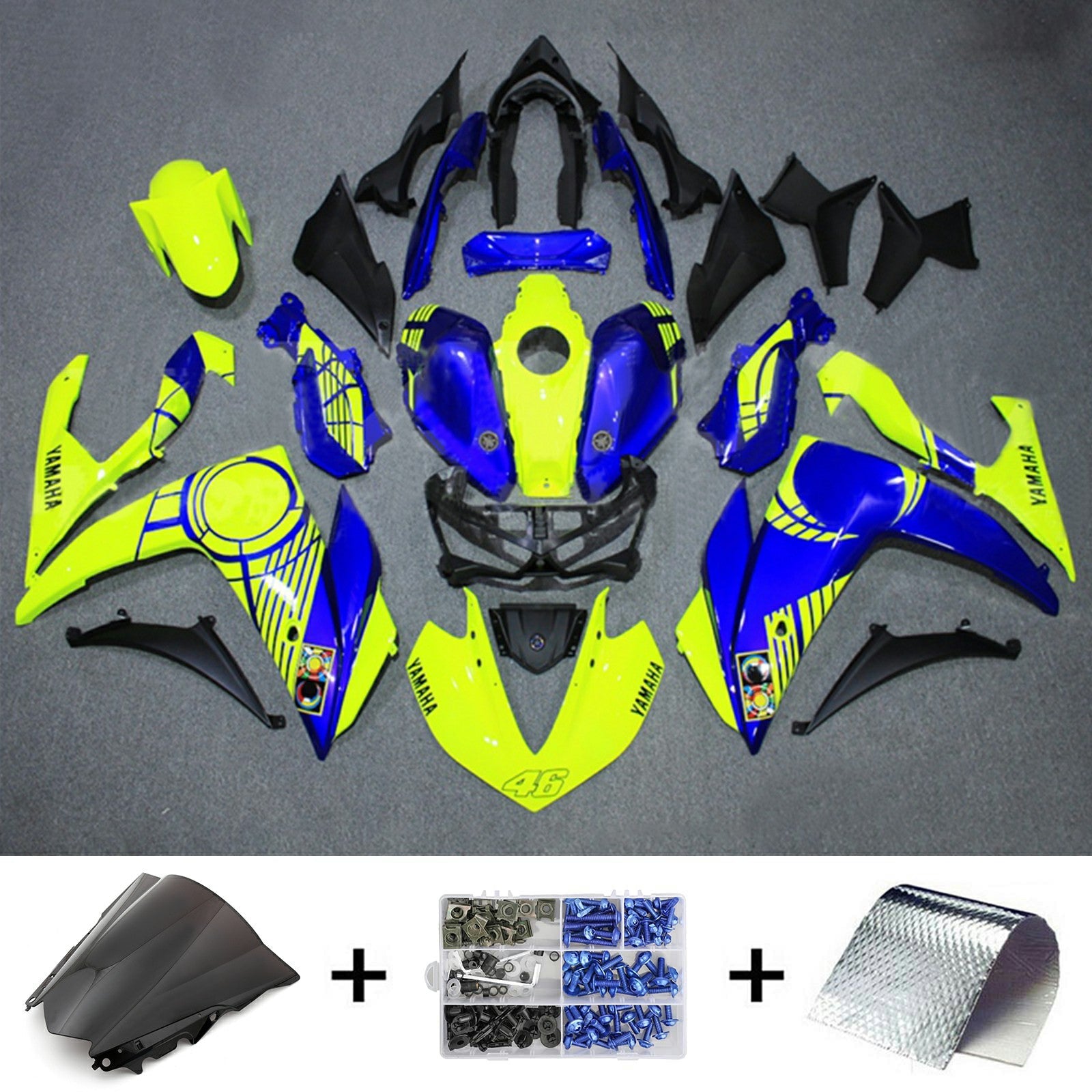 Yamaha YZF-R3 2014-2018 R25 2015-2017 Fairing Kit Bodywork ABS