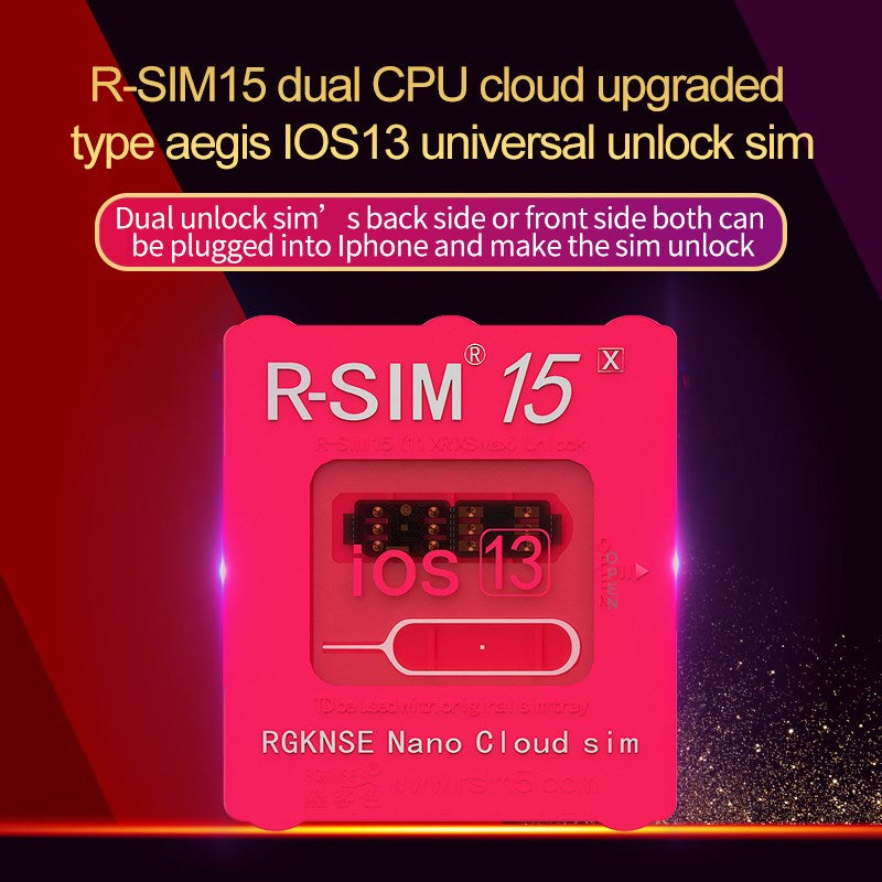 ترقية بطاقة فتح RSIM-15 Nano لهاتف iPhone 13 Pro X XS Max 8 iOS 14.7