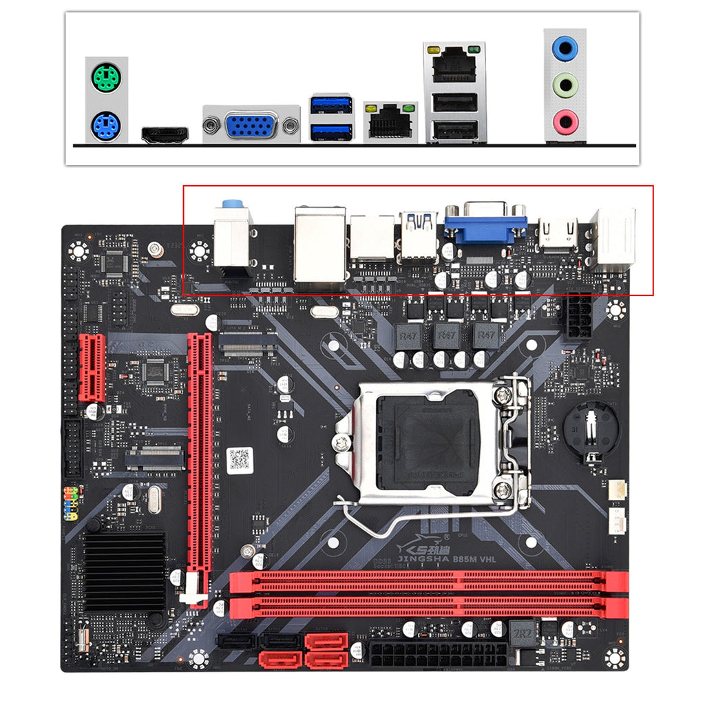 H61 ME Mini ITX placa base, DDR3 LGA 1155 PC placa base soporte NVME M.2  WiFi M.2 M.2 Bluetooth VGA + HD USB Gaming Mainboard