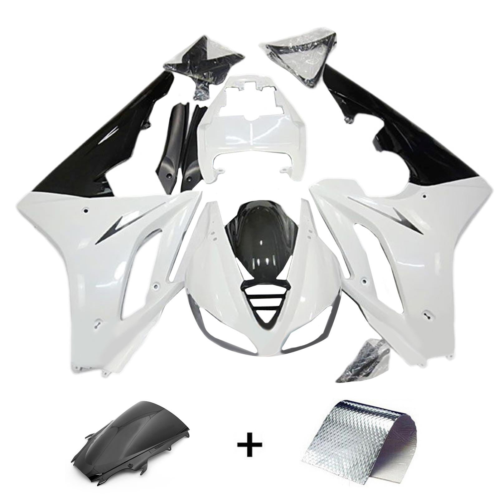 Amotopart Triumph Daytona 675 2009-2012 Fairing Kit Bodywork Plastic ABS