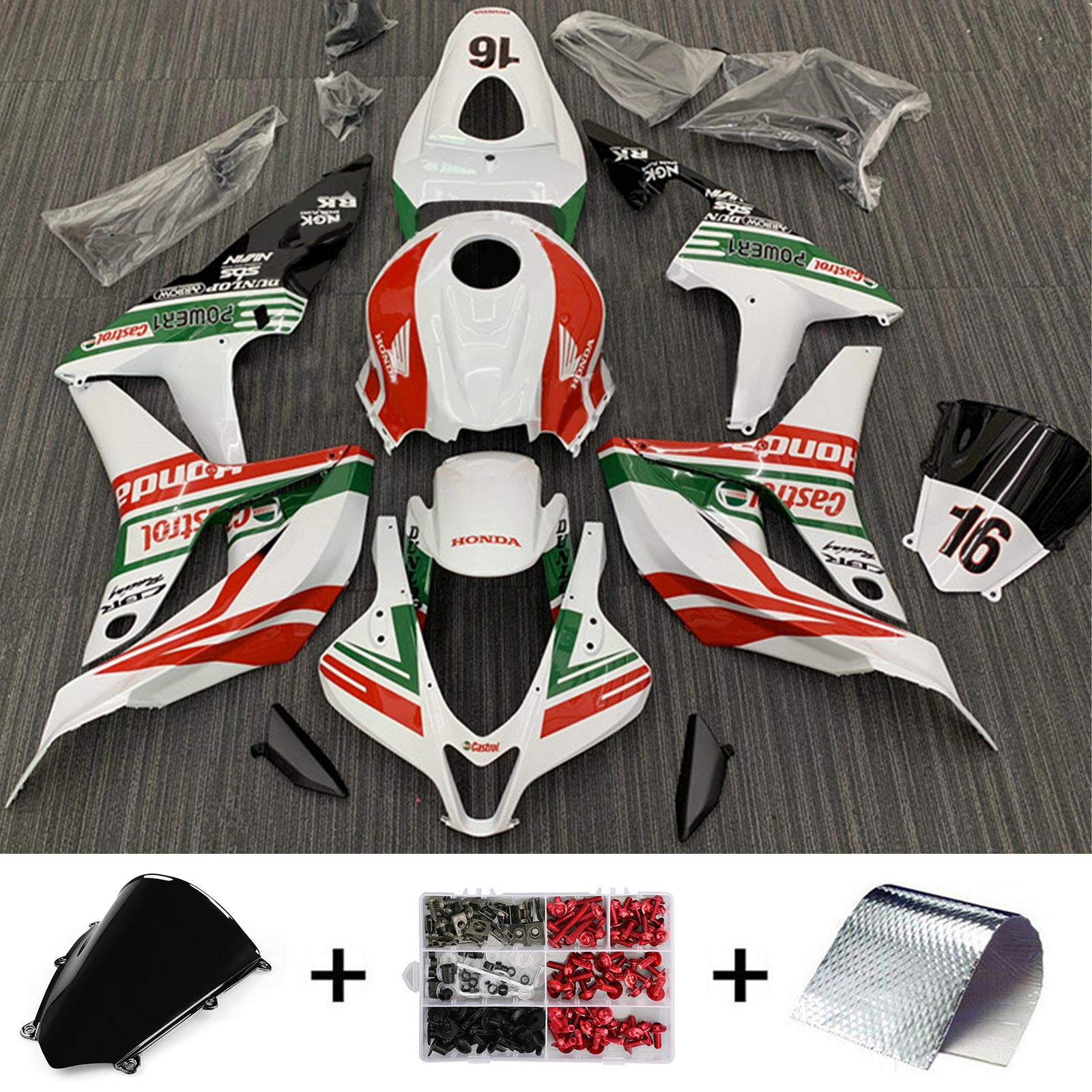 Honda CBR600RR 2007-2008 F5 Fairing Kit Bodywork Plastic ABS