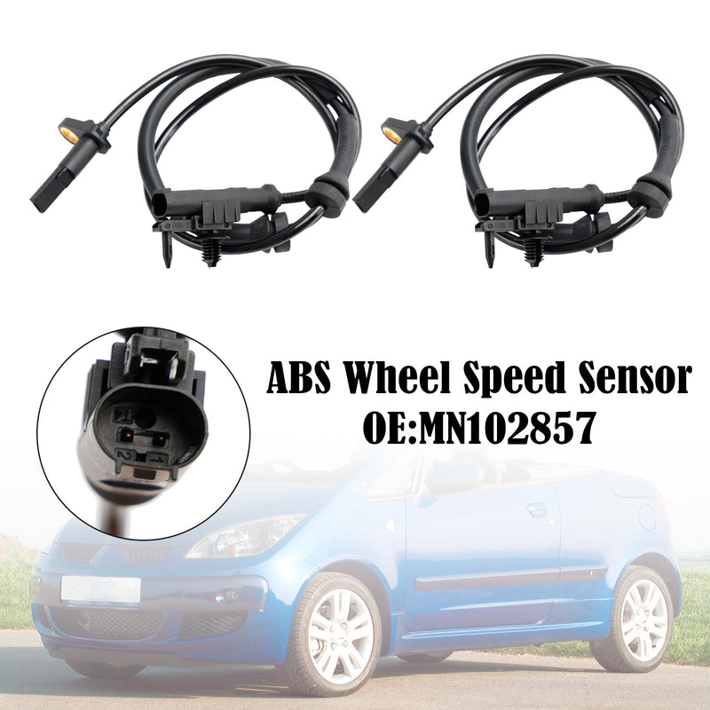 Sensor de velocidad de rueda delantera ABS, 2 uds., para Mitsubishi Colt CZC VI MN102857