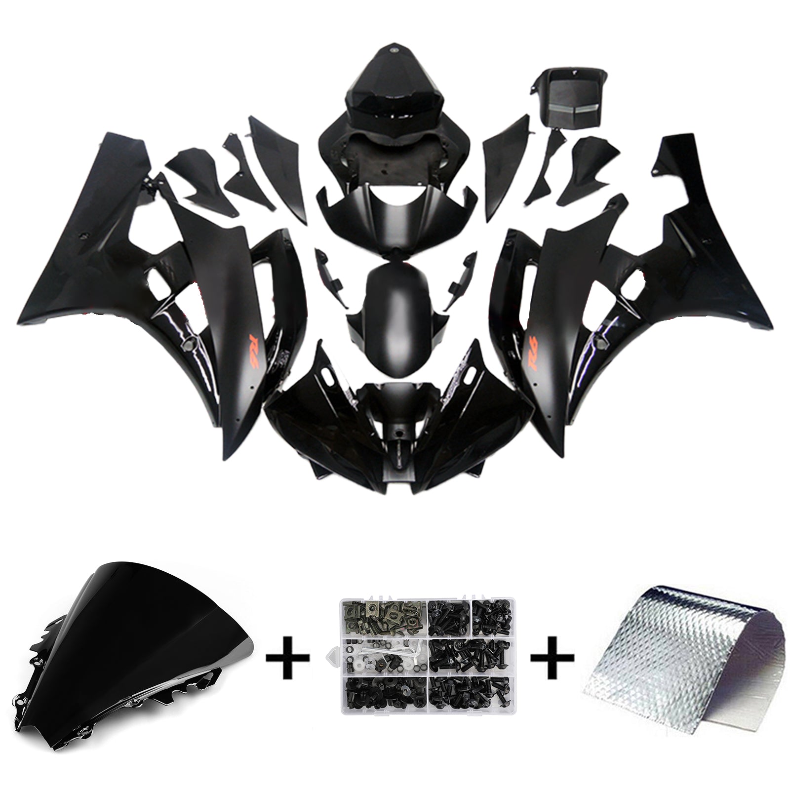 Yamaha YZF 600 R6 2006-2007 Fairing Kit Bodywork Plastic ABS