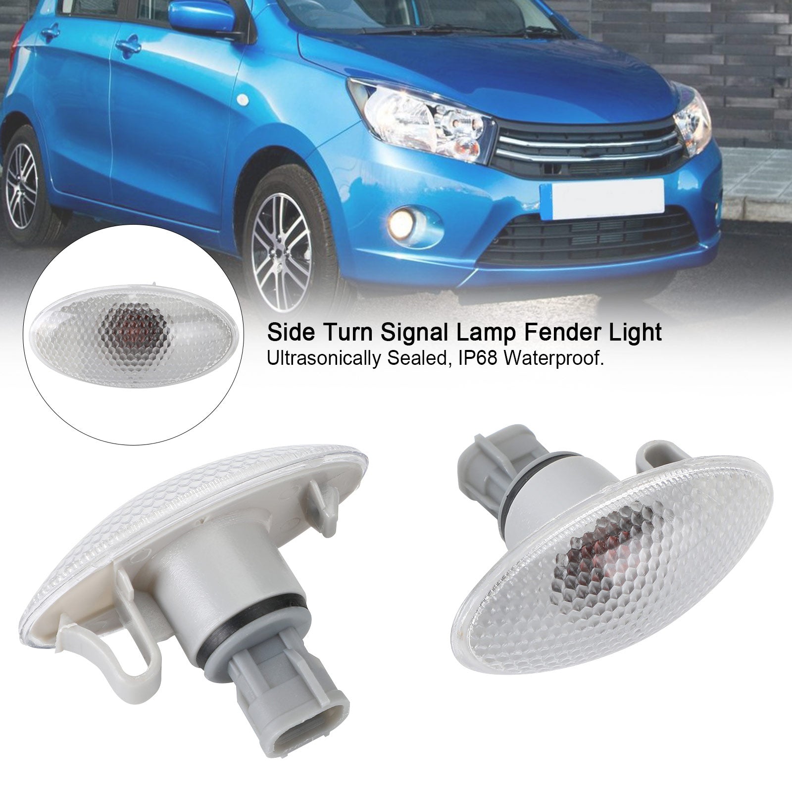 Luz de guardabarros de señal de giro lateral para Swift Grand Vitara Splash SX4 36410-63J00 genérico