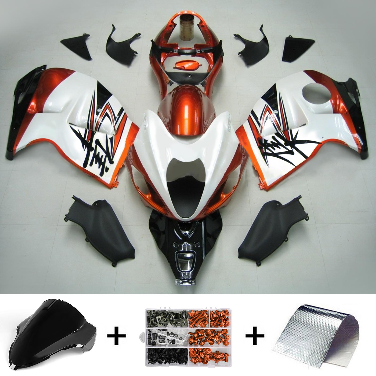 Suzuki Hayabusa GSXR1300 1999-2007 Fairing Kit Bodywork Plastic ABS