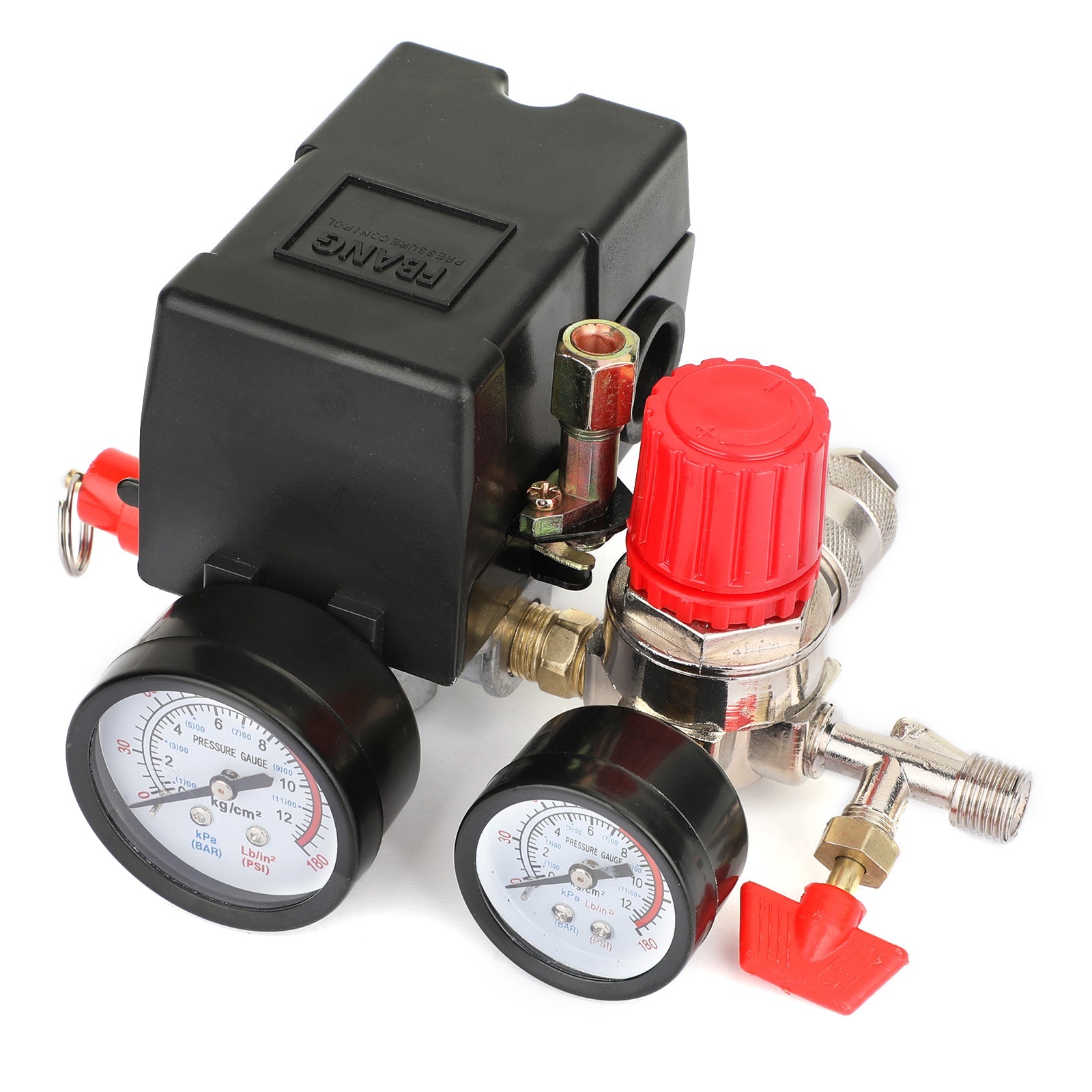 Air Compressor Pressure Control Switch Manifold Regulator Fitting