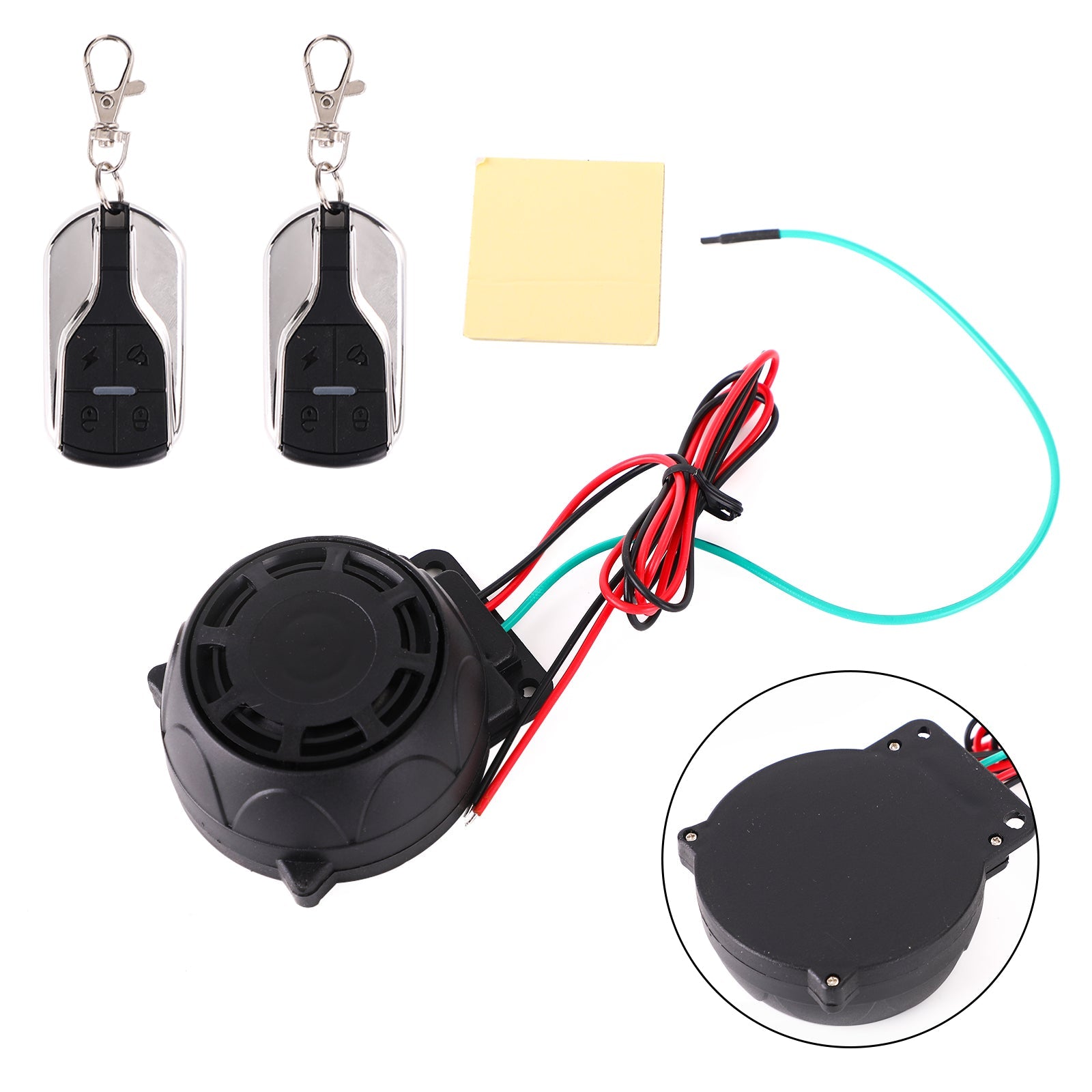 Kit de sistema de alarma de control remoto de seguridad antirrobo detector para motocicleta genérico