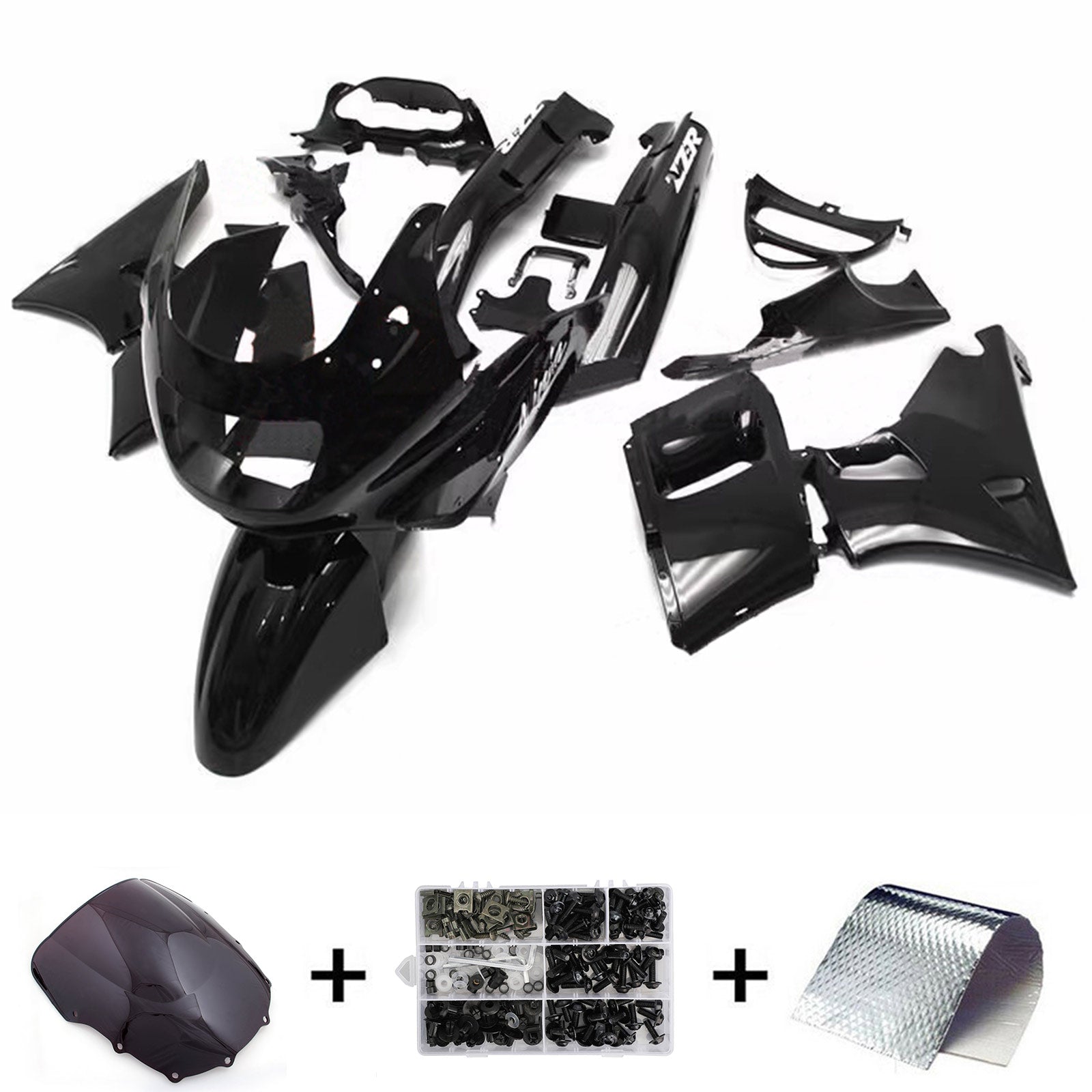 Kawasaki ZZR400 1993-2007 ZZR600 1998-2003 Fairing Kit Bodywork Plastic ABS