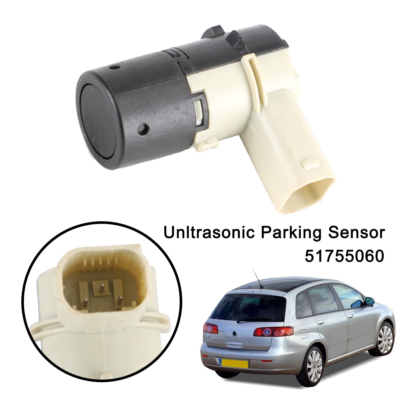 Sensor de aparcamiento ultrasónico PDC para Alfa Romeo 147 156 159 166 Brera Spider genérico