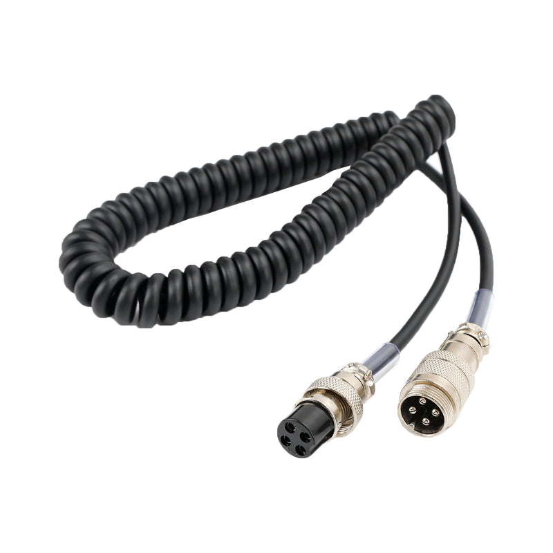 CB Hand Microphone Male Female 4Pin Extension Cable Radio Microphone Replacement