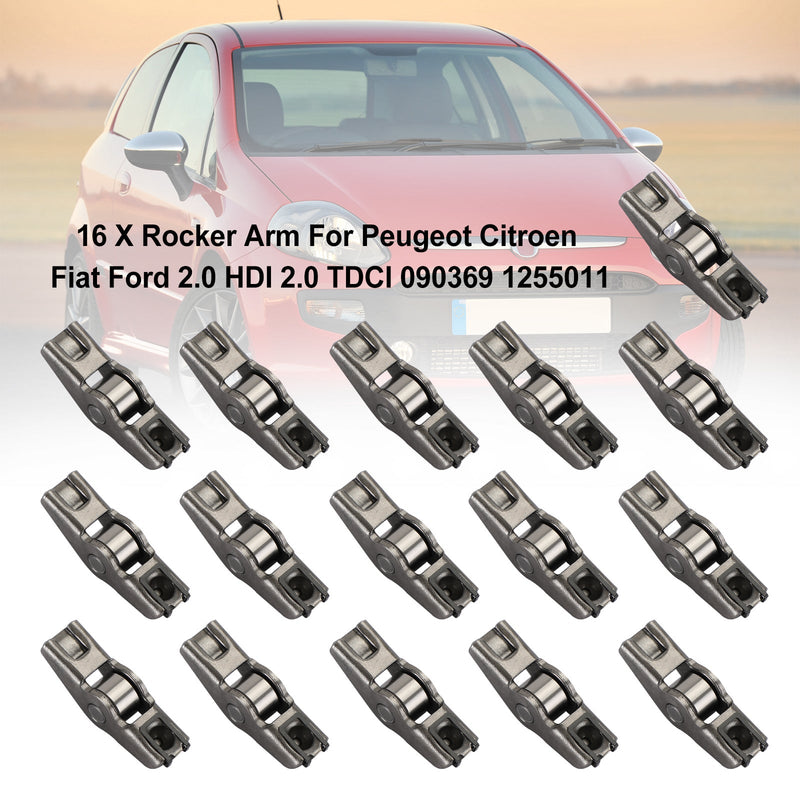 16 X Balancín Para Peugeot Citroen Fiat Ford 2.0 HDI 2.0 TDCI 090369 1255011 Genérico