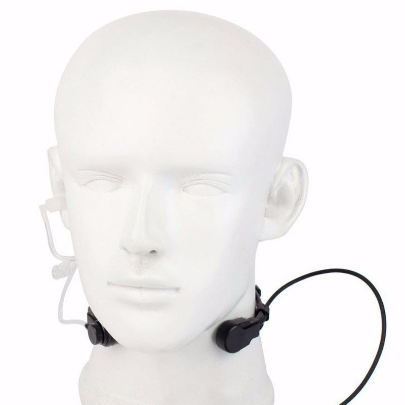 Tactical Throat Mic Headset Fit for Baofeng UV-9R Plus BF-9700 BF-A58 UV-82WP