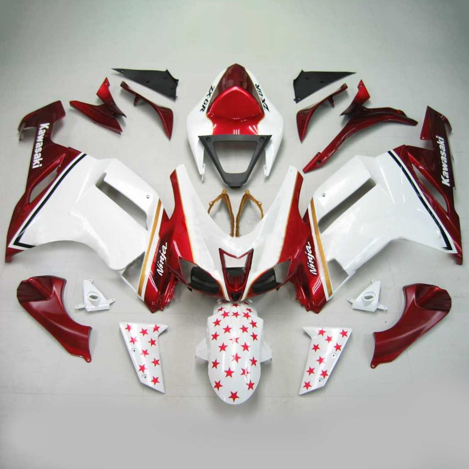 Kit Carenado Para Kawasaki ZX6R 636 2007-2008 Genérico