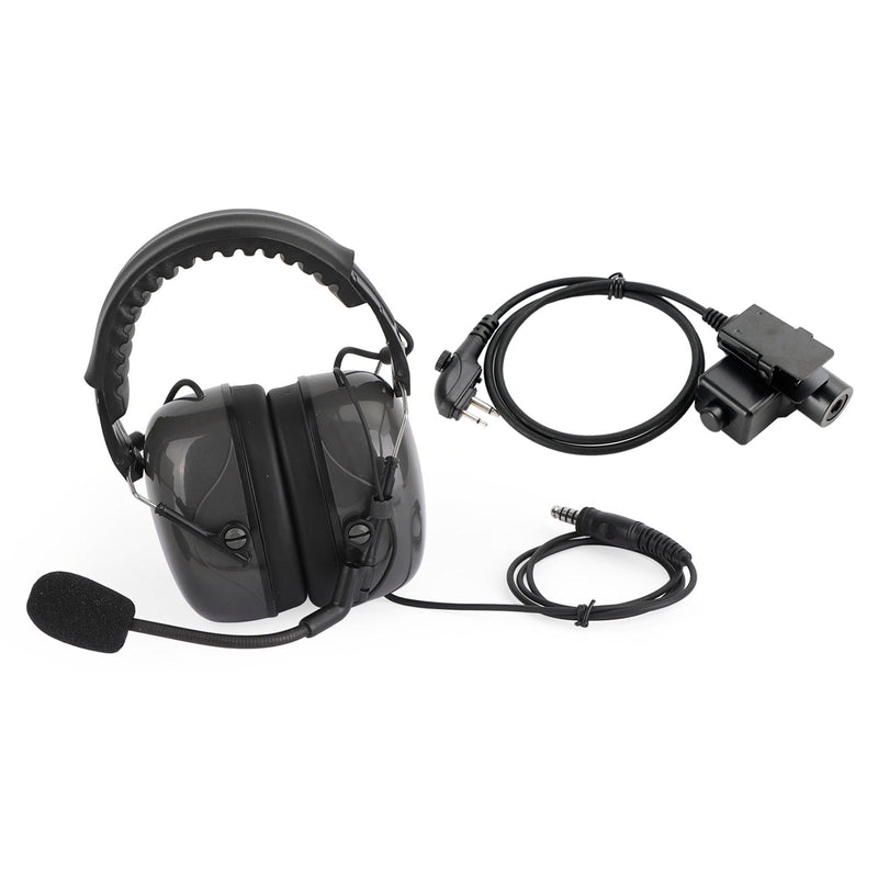 C5 Auriculares ajustables con cancelación de ruido 6 pines U94 PTT para HYT TD500 TD510 TD520