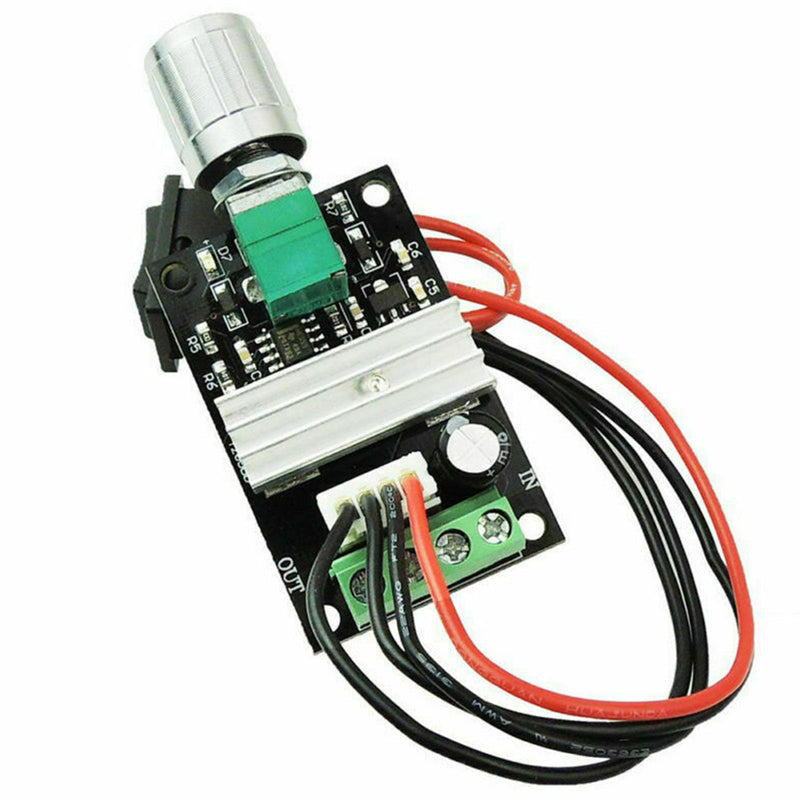 Controlador de interruptor de velocidad del motor de CC 3A 10V 12V 24V Control Reversible PWM Regulador