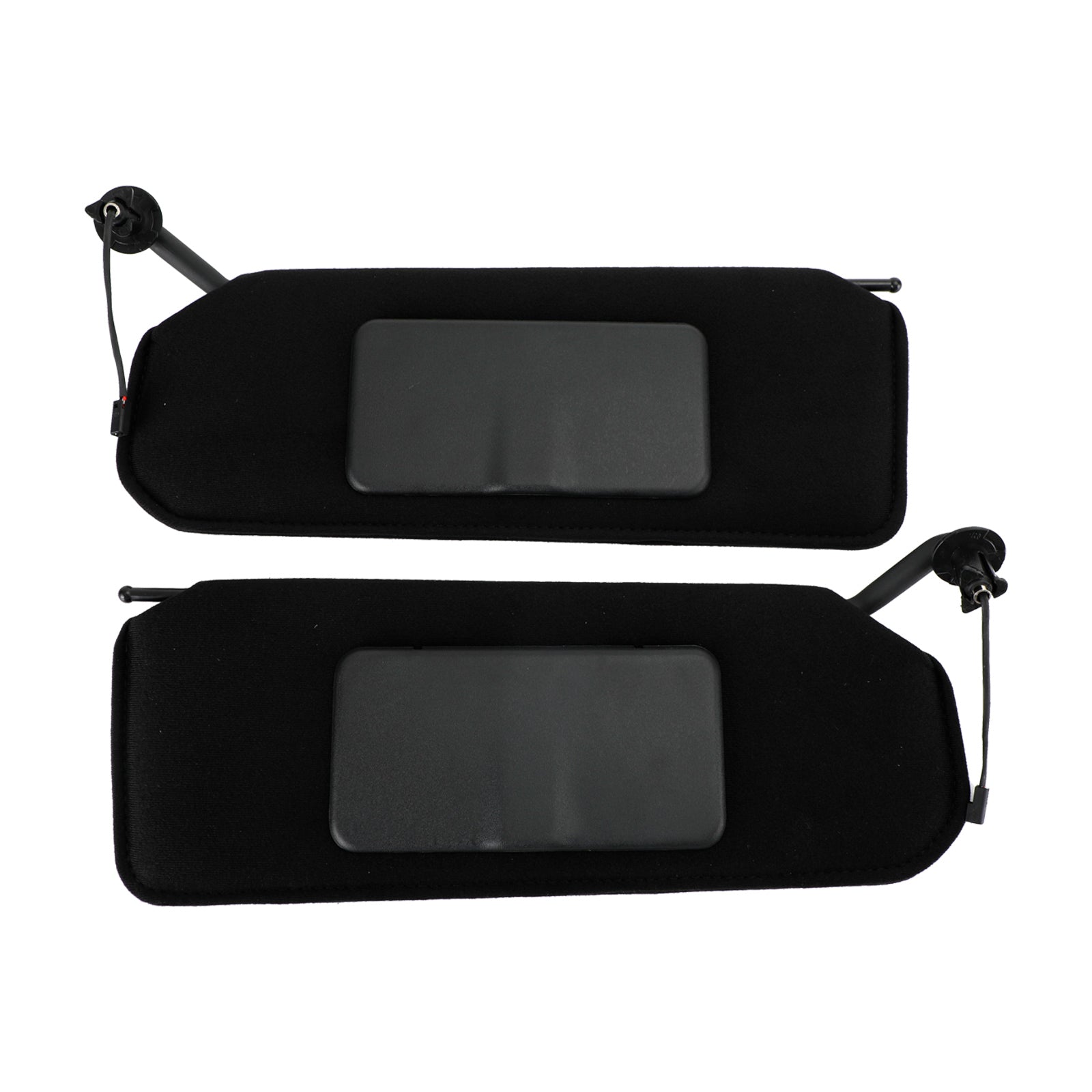 1997-2004 CORVETTE Sun Visor Vanity Mirror C5 Black SunVisors Pair Shaded