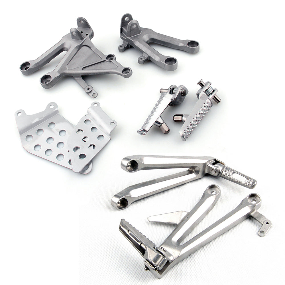 Soporte de estriberas para reposapiés de pasajero para Honda CBR1000RR 2004-2007 genérico