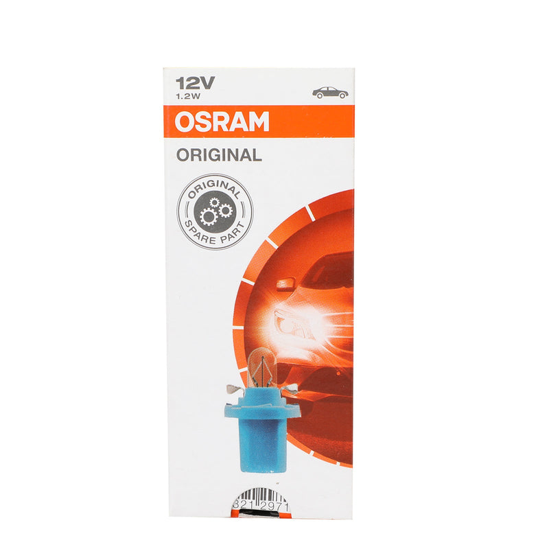 10x para luces de instrumentos originales de coche OSRAM 2721MFX 12V 1,2 W BX8.5d genérico