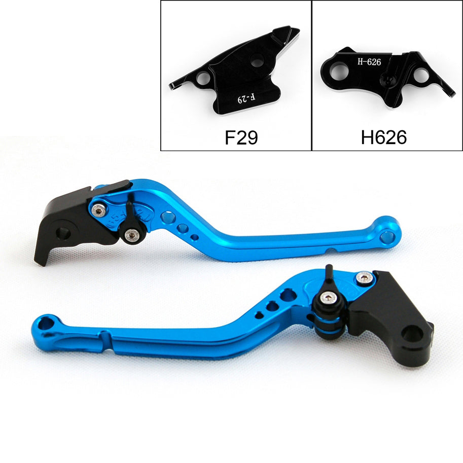 Long Brake Clutch Levers For Honda CBR929RR CBR 929 RR 2000-2001 Black Generic