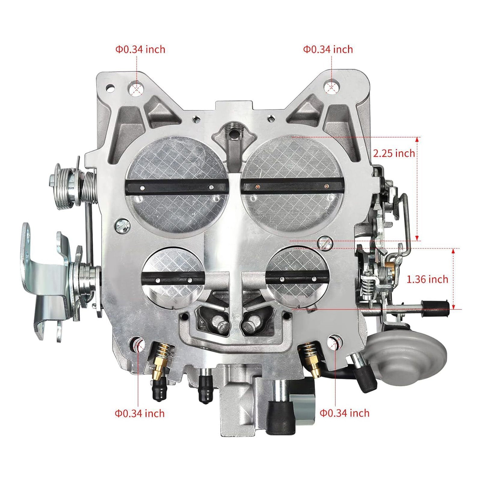 1967-1973 Chevrolet small block Gen I 5.7L/350 Quadrajet Carburetor 750 CFM 7040007