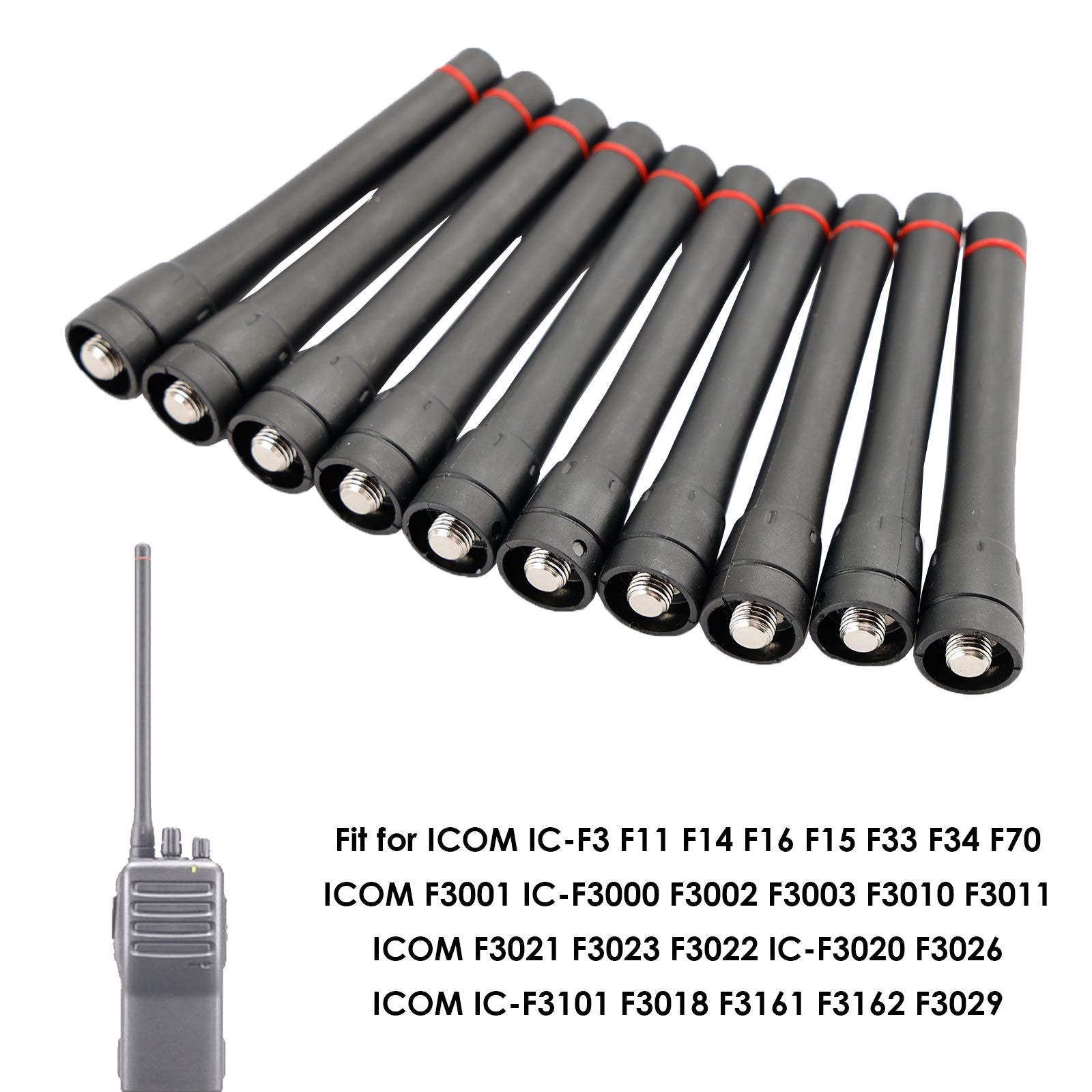 450-570MHz UHF Car Radio 85mm Antenna for ICOM IC-F3 F11 F14 F16 F15 F33 F34 F70