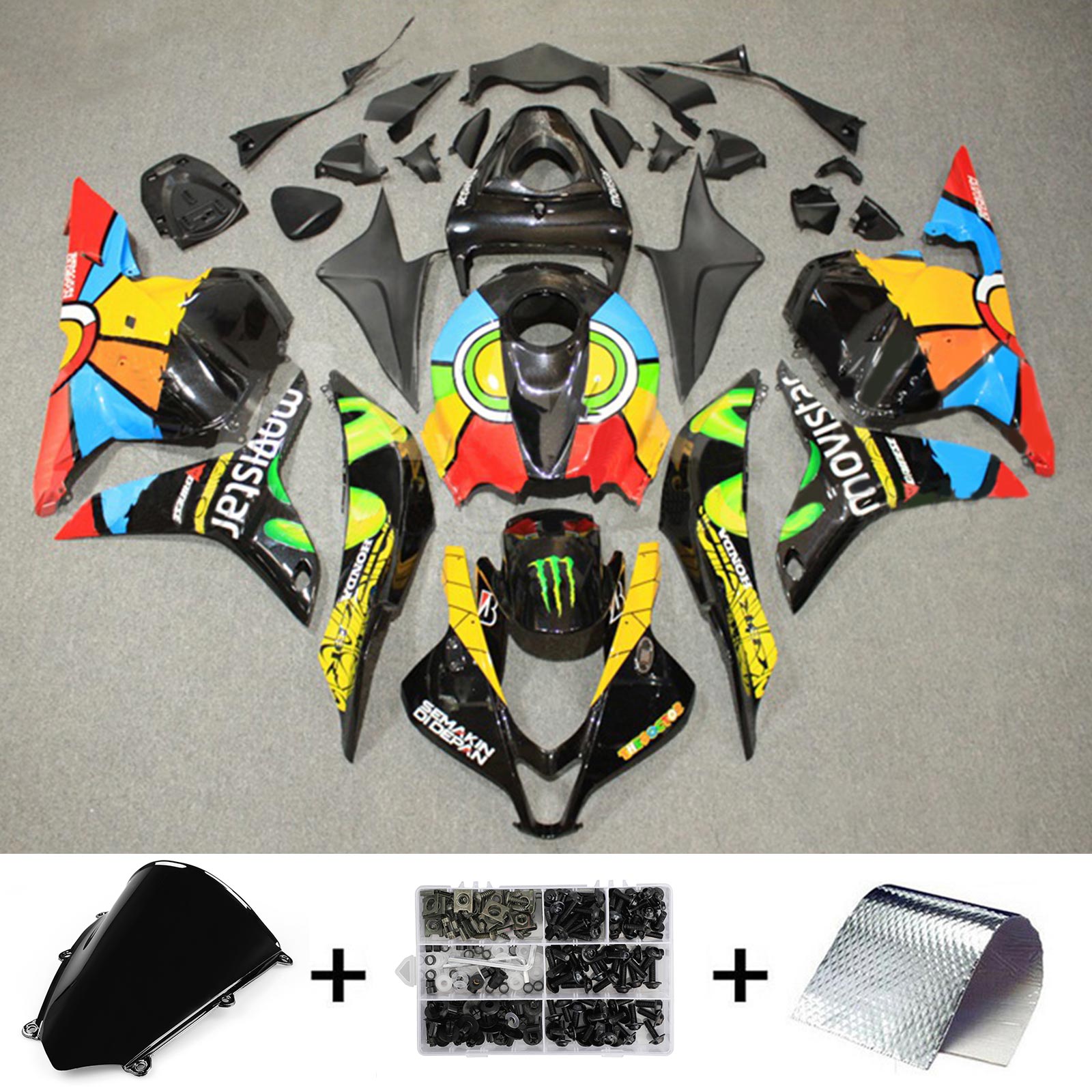 Honda CBR600RR 2009-2012 F5 Fairing Kit Bodywork Plastic ABS