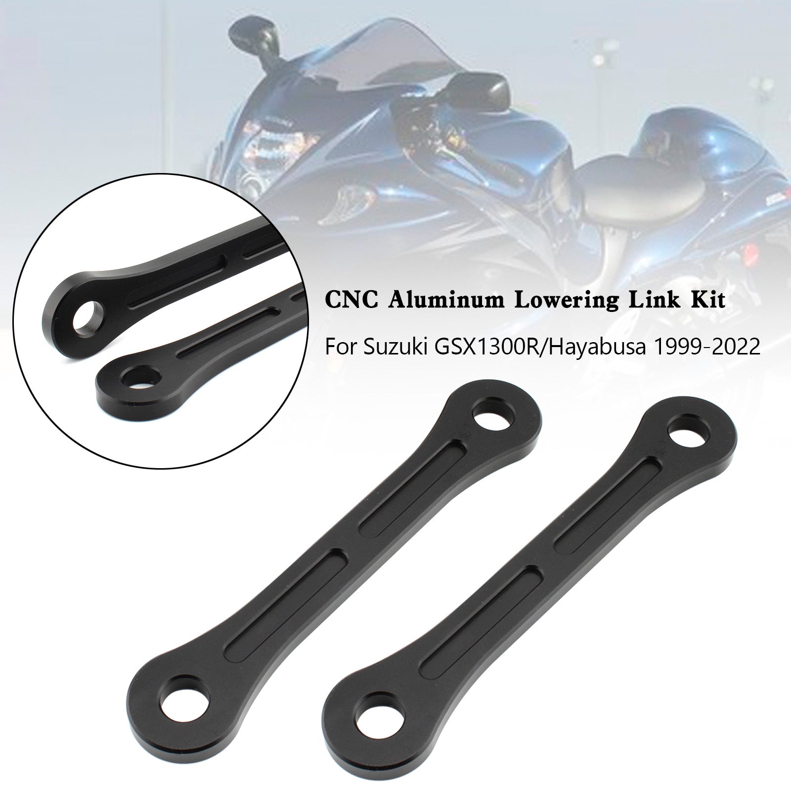 35mm 1999-2022 Suzuki GSX1300R Hayabusa GSXR 1300 CNC Lowering Link Kit