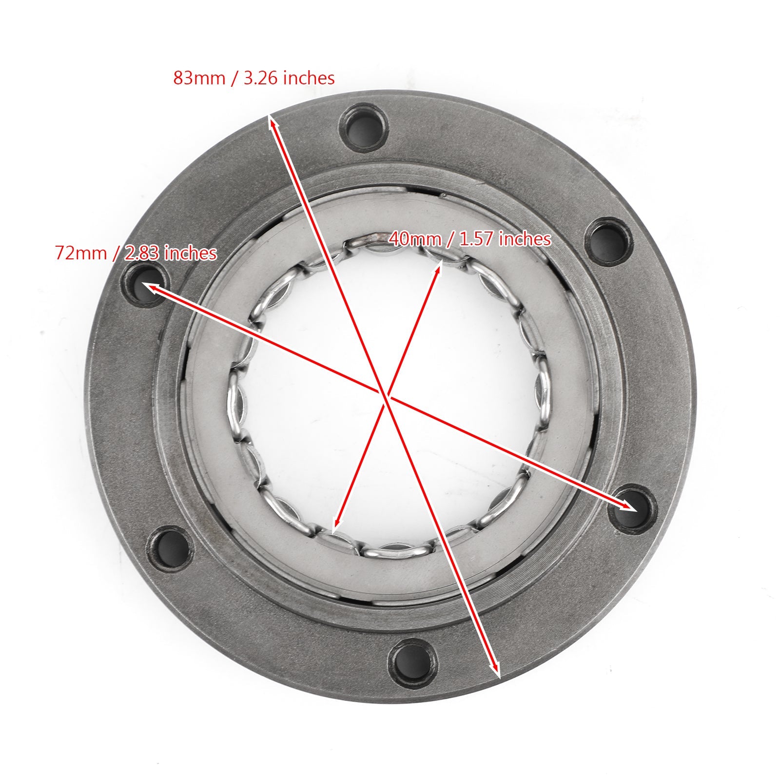 Cojinete de embrague de arranque unidireccional apto para Yamaha YFZ450 SE LE 04-2009 5TG-15590-00 genérico