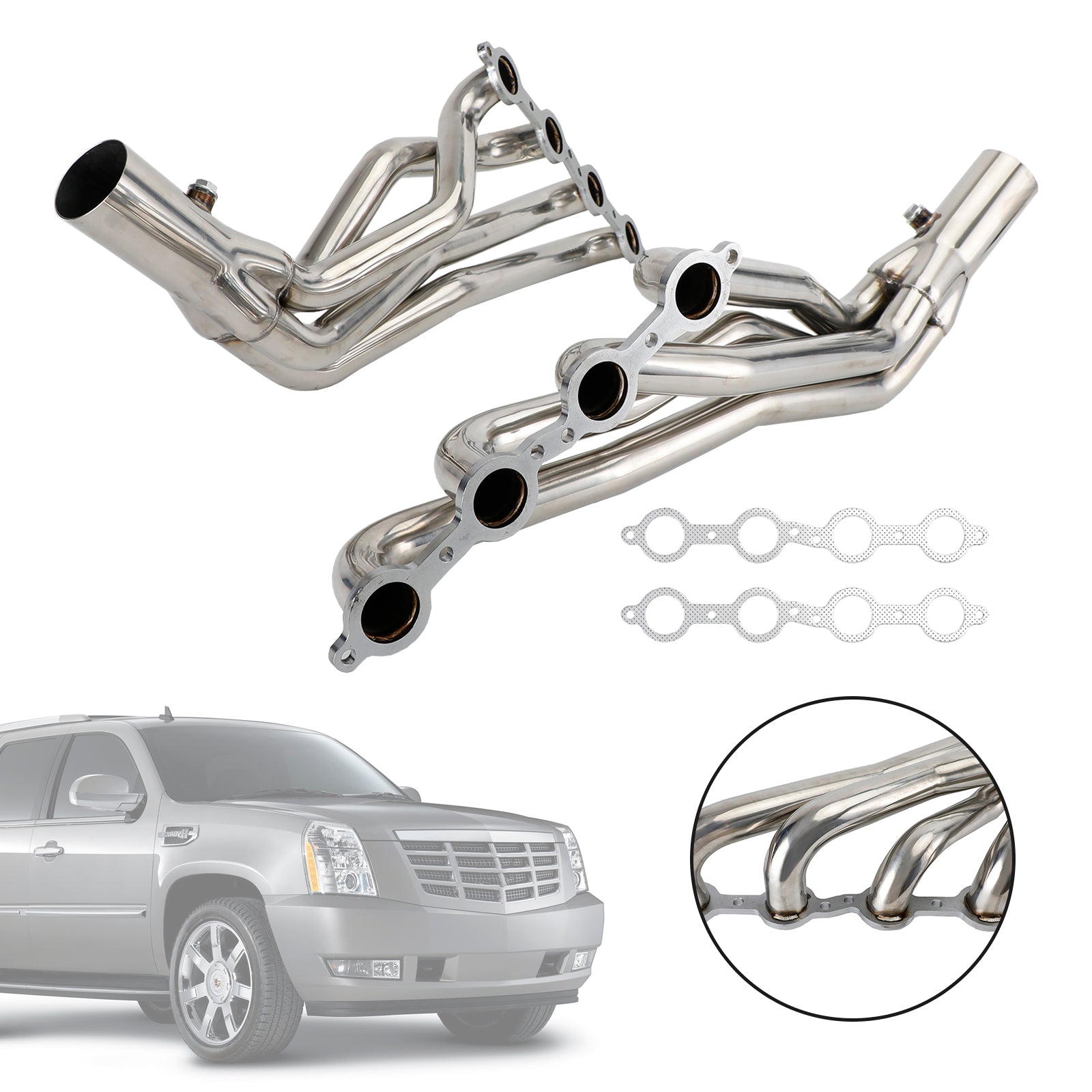 2007-2013 Chevy Silverado 1500/2500/3500 4.8L 5.3L 6.0L Long Tube Exhaust Header kits